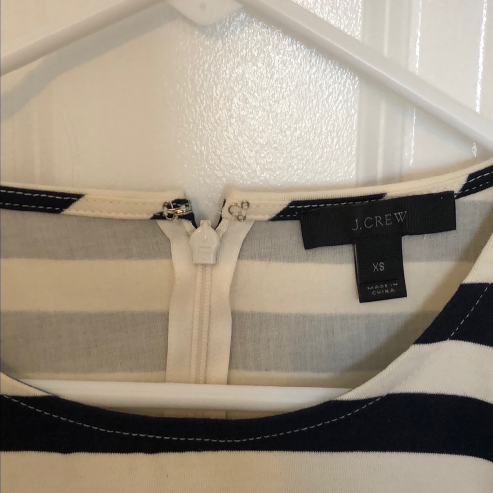 J.Crew Striped Ruffle Shirt - Picture 2 of 3